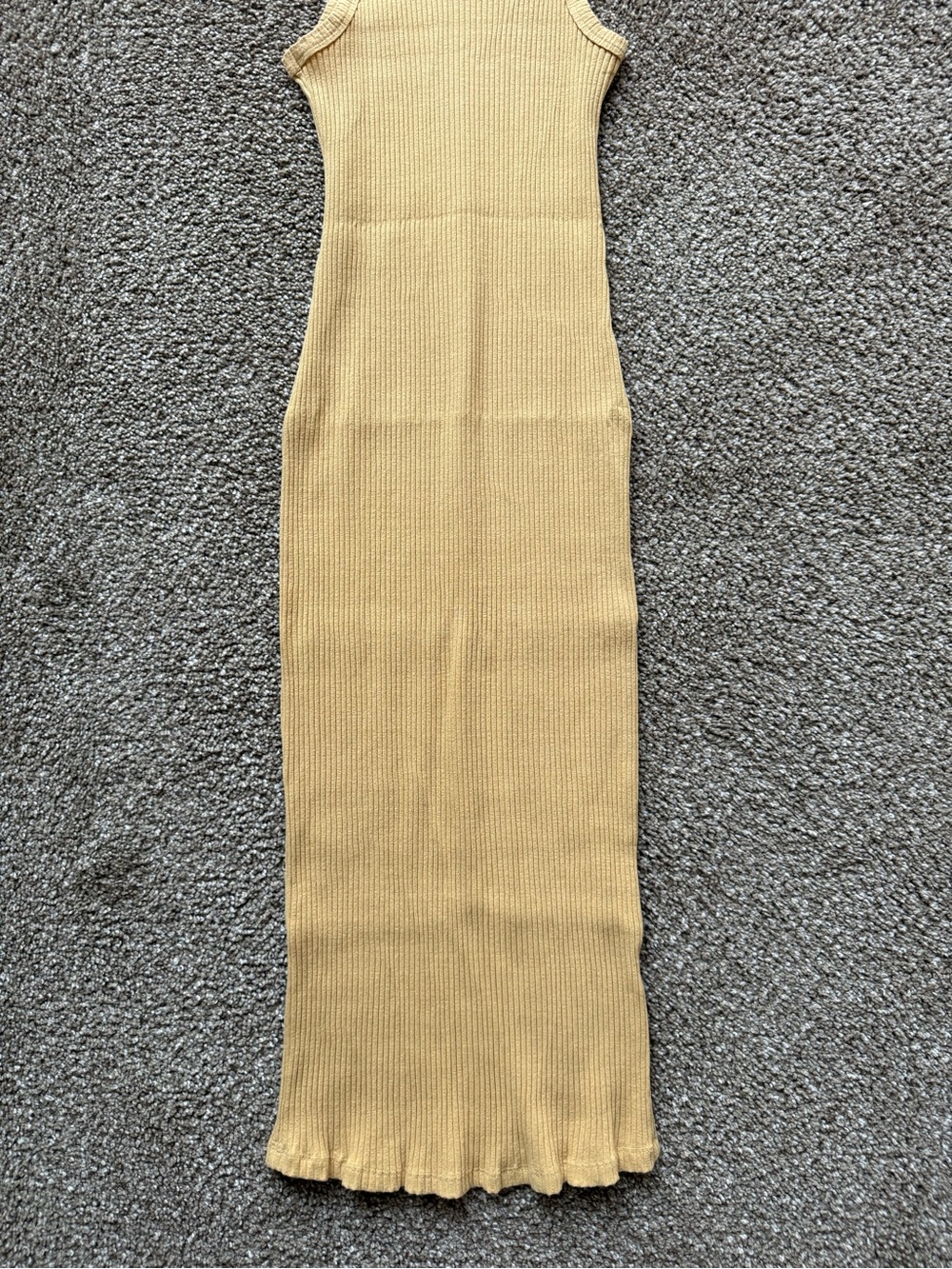 BILLABONG Ribbed Tank Dress — Yellow - Picture 4 of 7